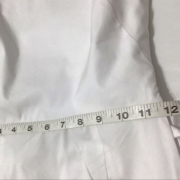 Milly White Maria Lace Up Midi Dress New With Tag Size 4 - Picture 8 of 12